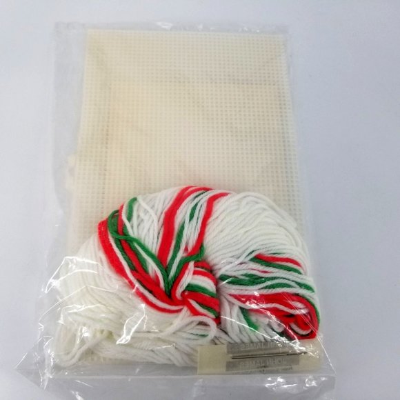 Needle Craft Plastic Canvas Cross Stitch Kit Rose Snowflake Christmas Home Decor - Picture 3 of 7